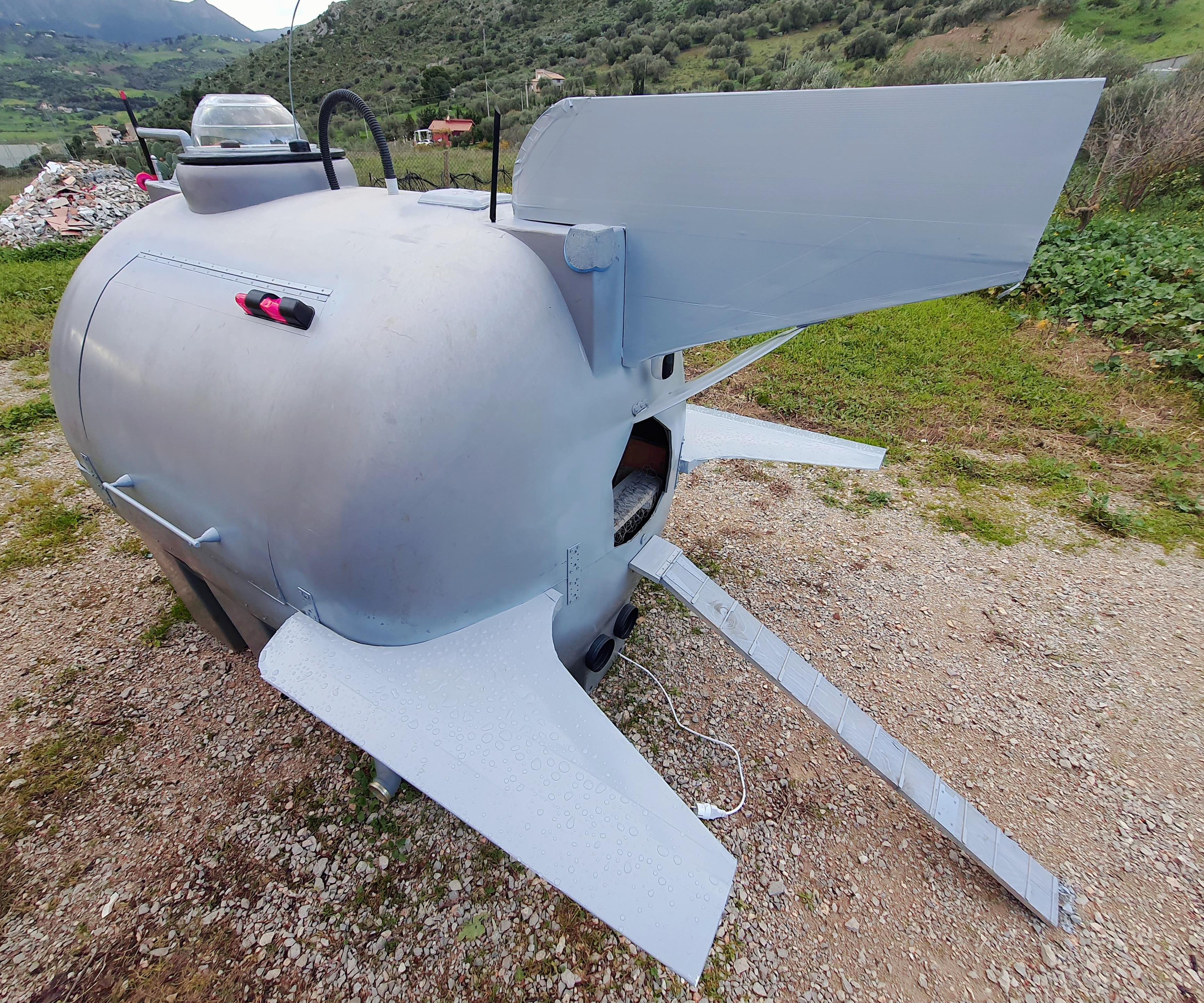 Space Chicken Spaceship Chicken Coop