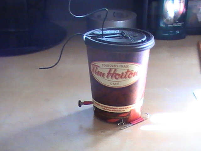 walking coffee cup