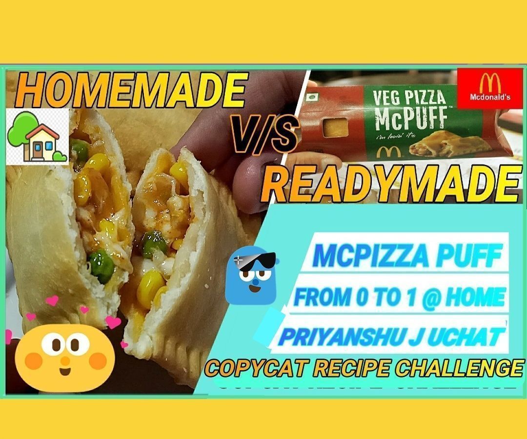 MCPIZZA PUFF @HOME (COPYCAT RECIPE) 