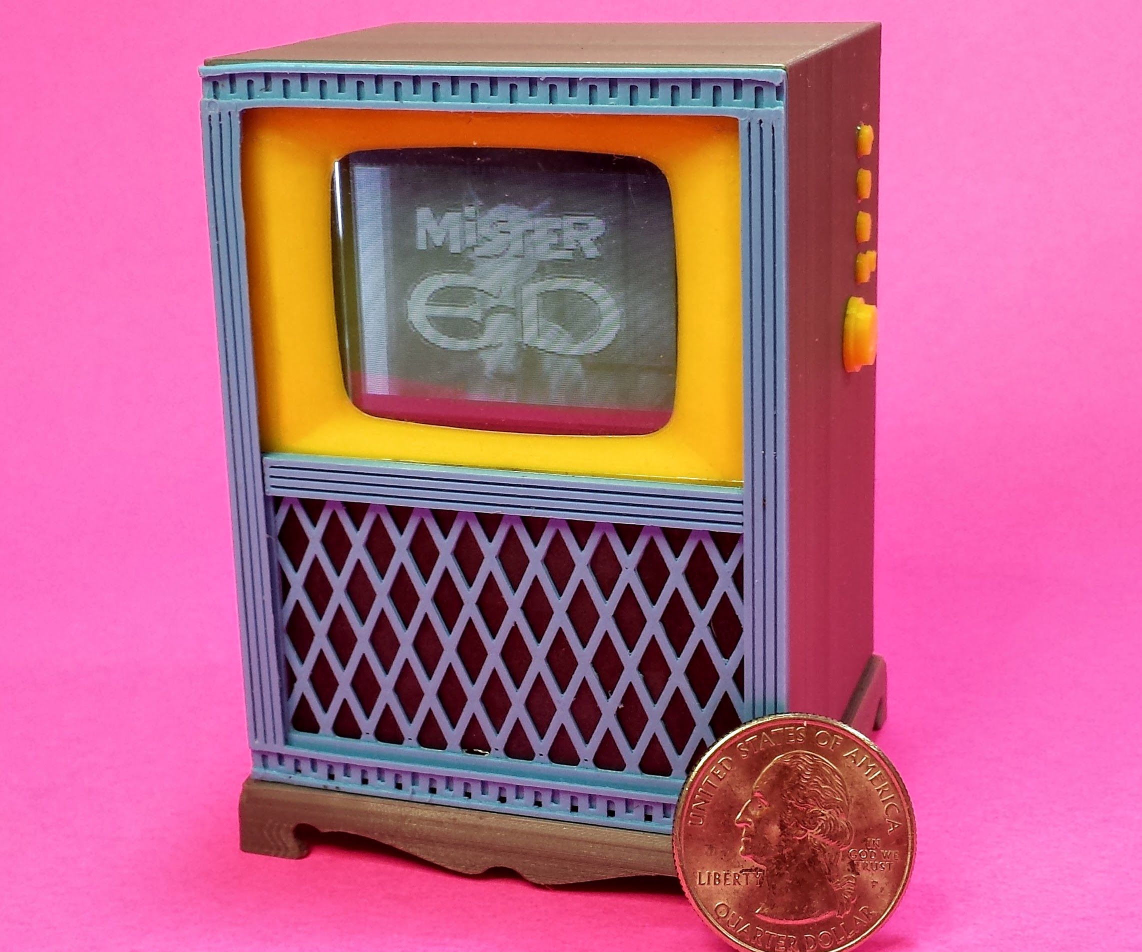 Working Miniature "Television"