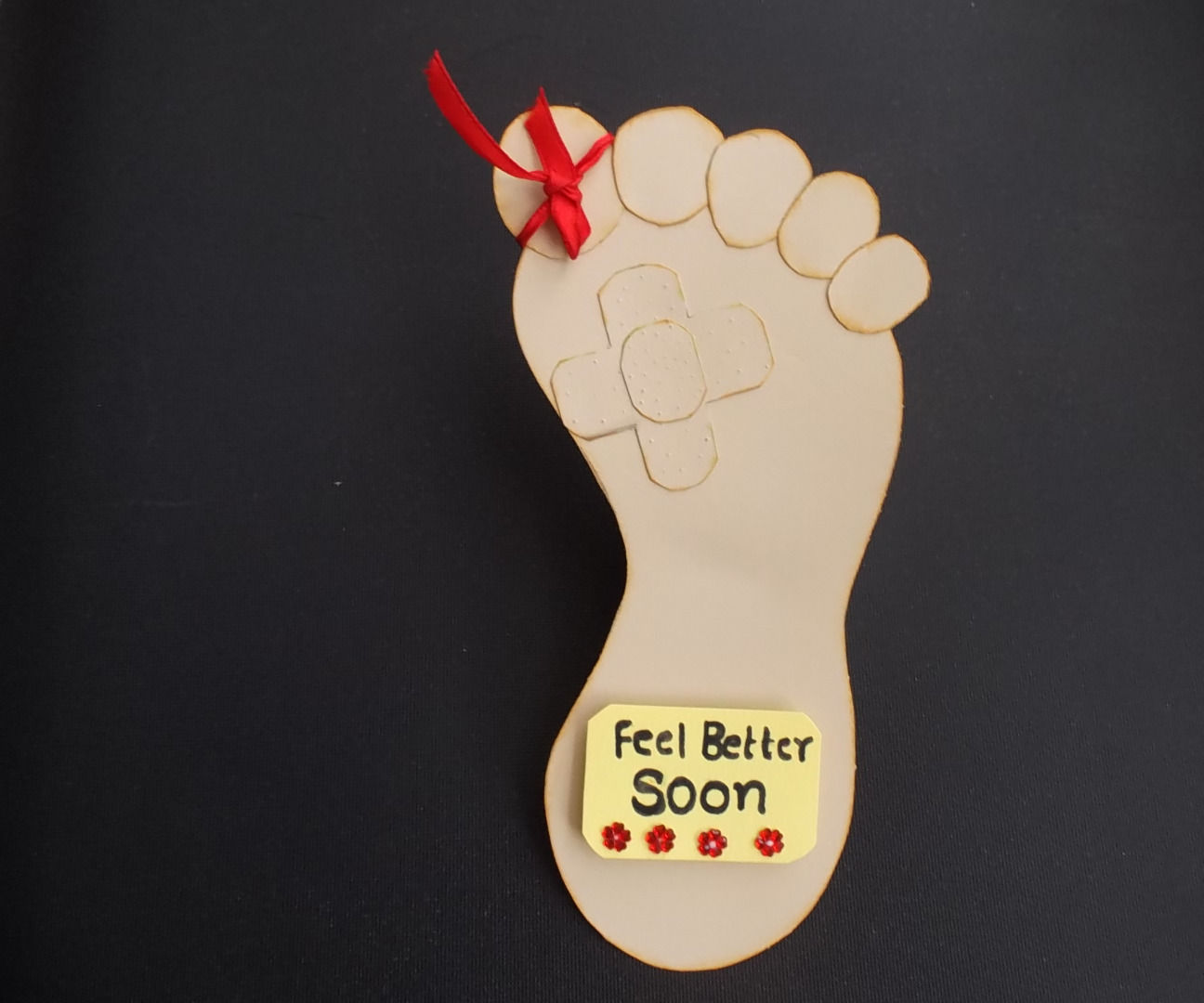 Feel better soon hand made card