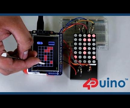 LED Matrix Controller Using 4Duino