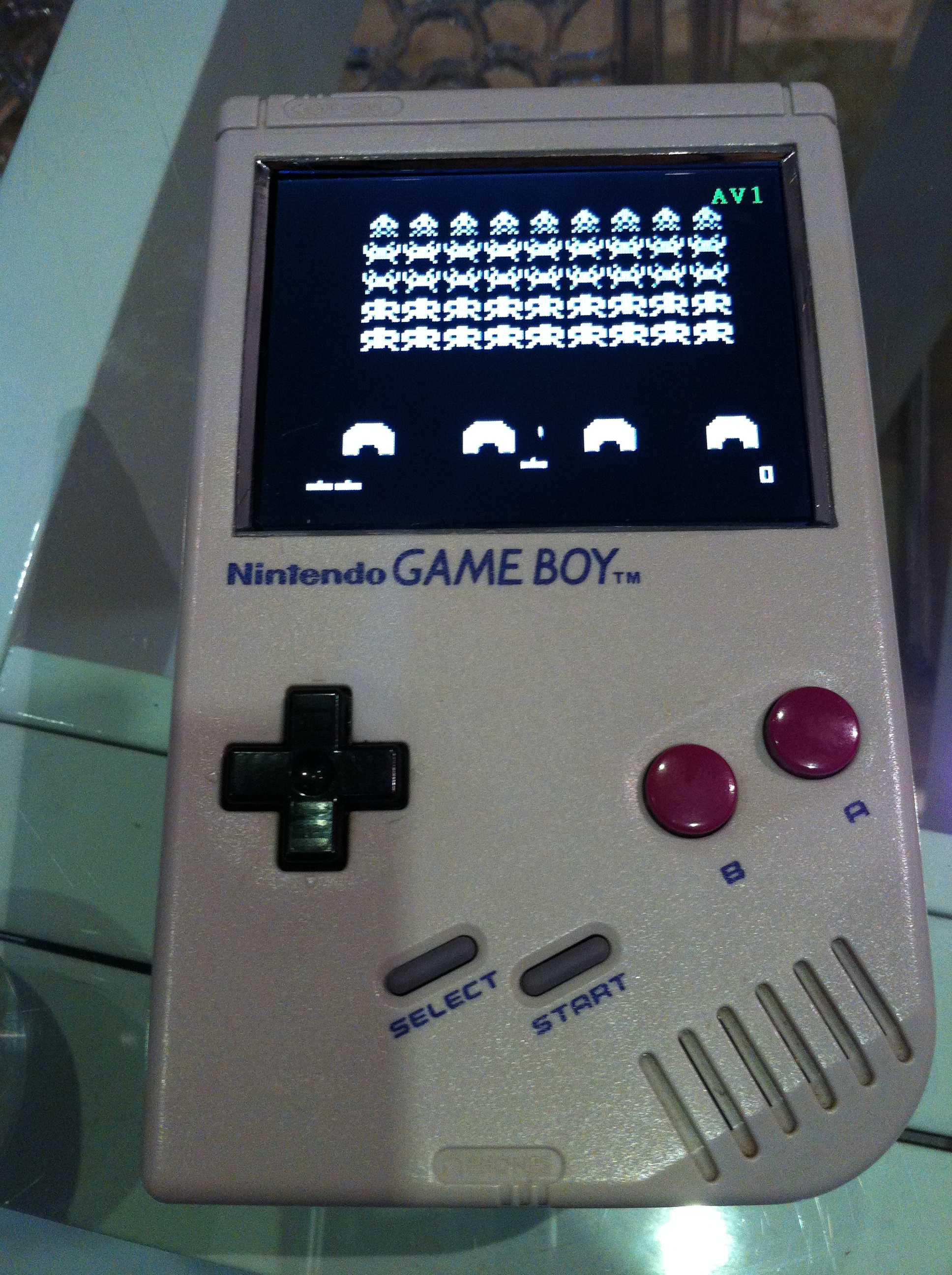 Gameboy Hack Into Hackvison ATMEGA Portable Video Game System