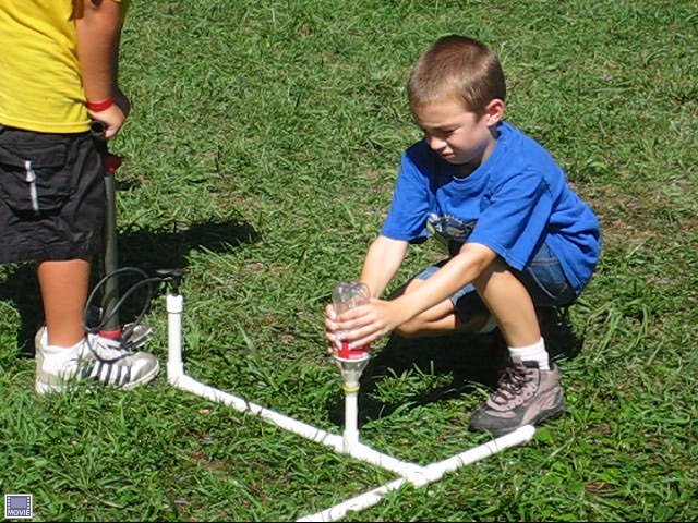 Easy to build, easy to use, water bottle launcher!