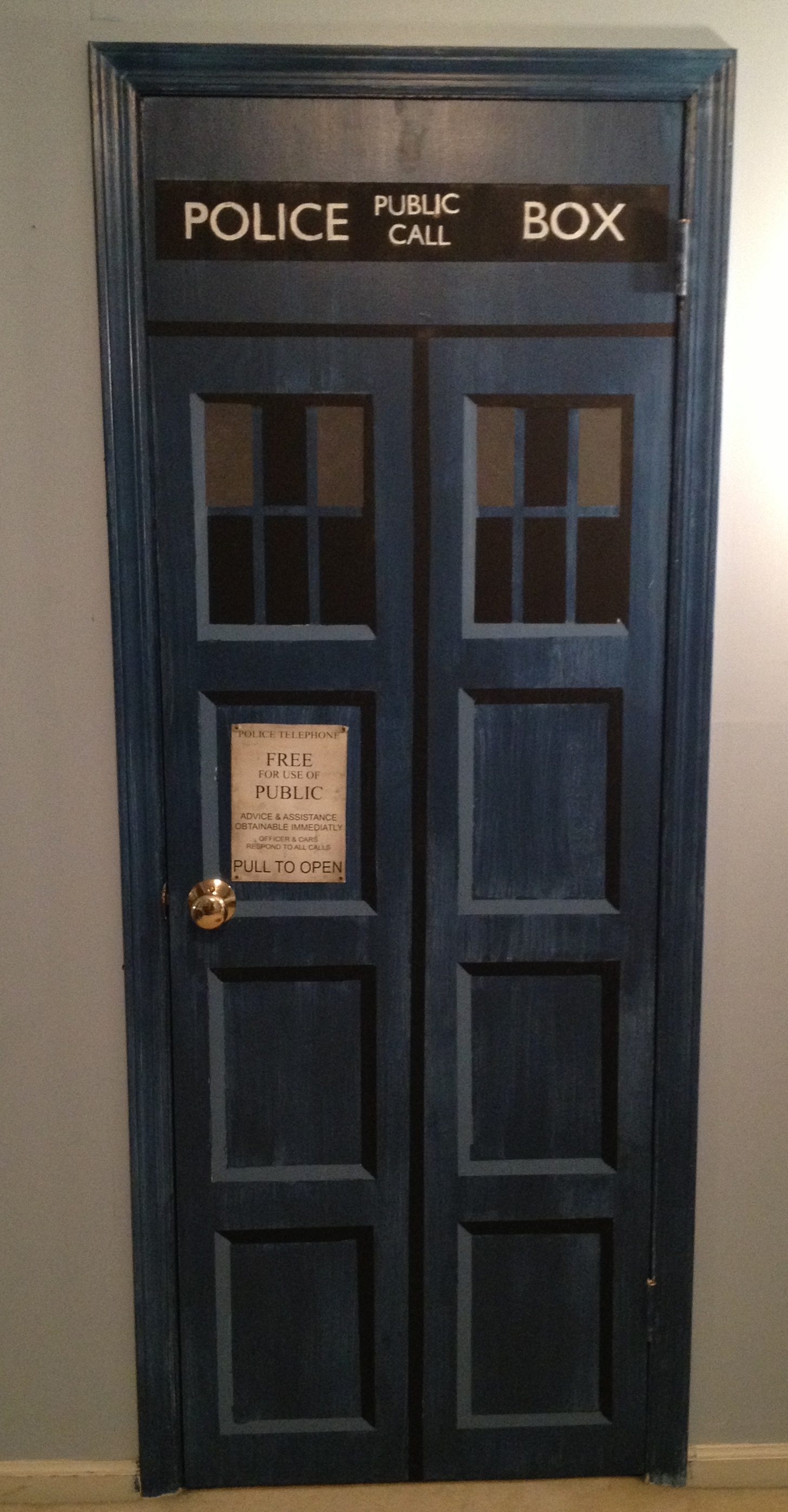 Make Your Own Tardis Door