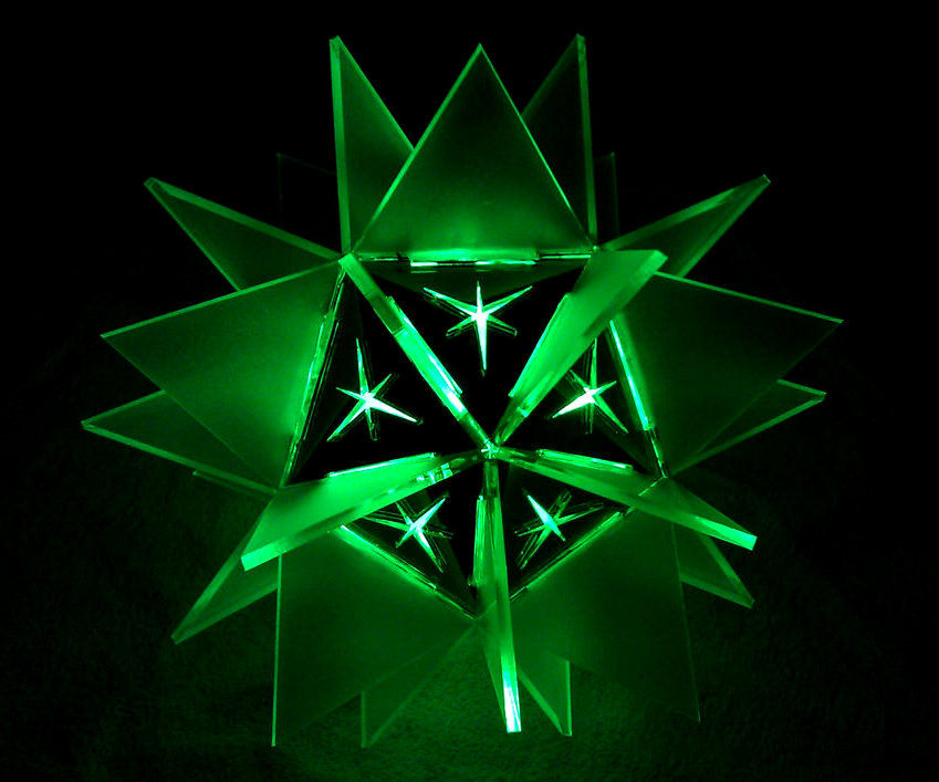 3D Laser Cut LED Star