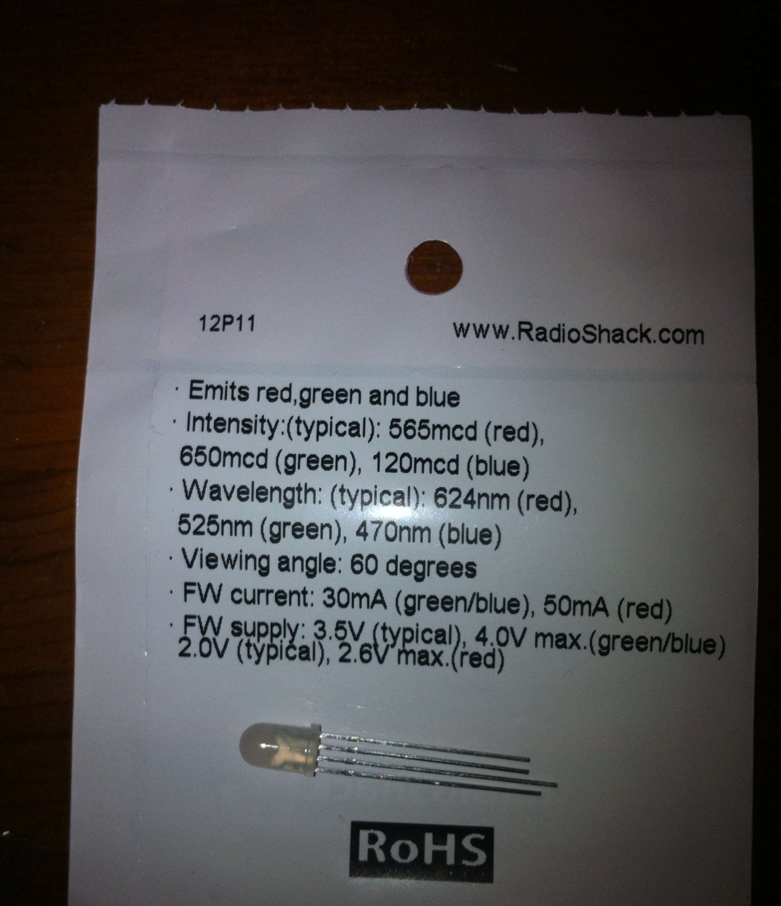 Demystifying 4 Pin RGB LEDS (Radio Shack 276-0028)