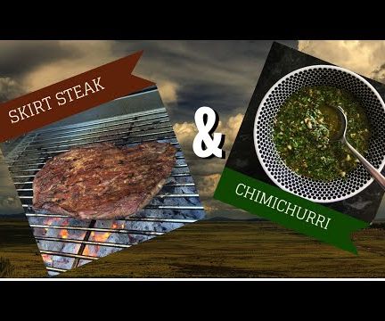Seared Skirt Steak with Chimichurri