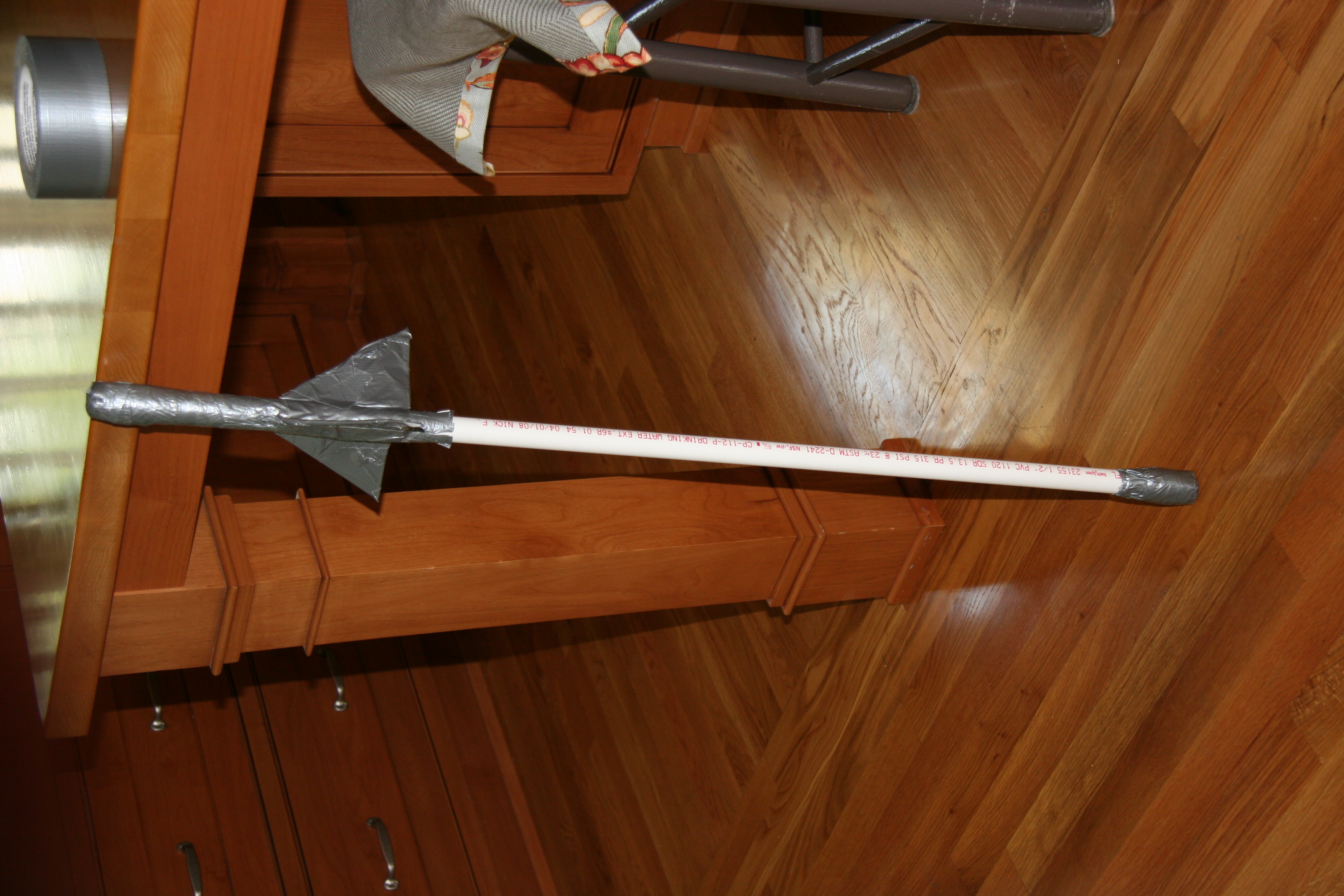 how to make a duct tape rocket