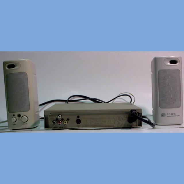 Reusing computer speakers