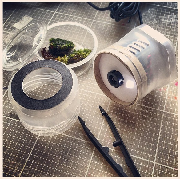SONY EyeToy USB webcam to microscope up-cycle project