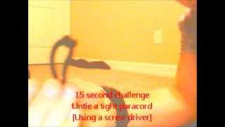 how to untie tight knots