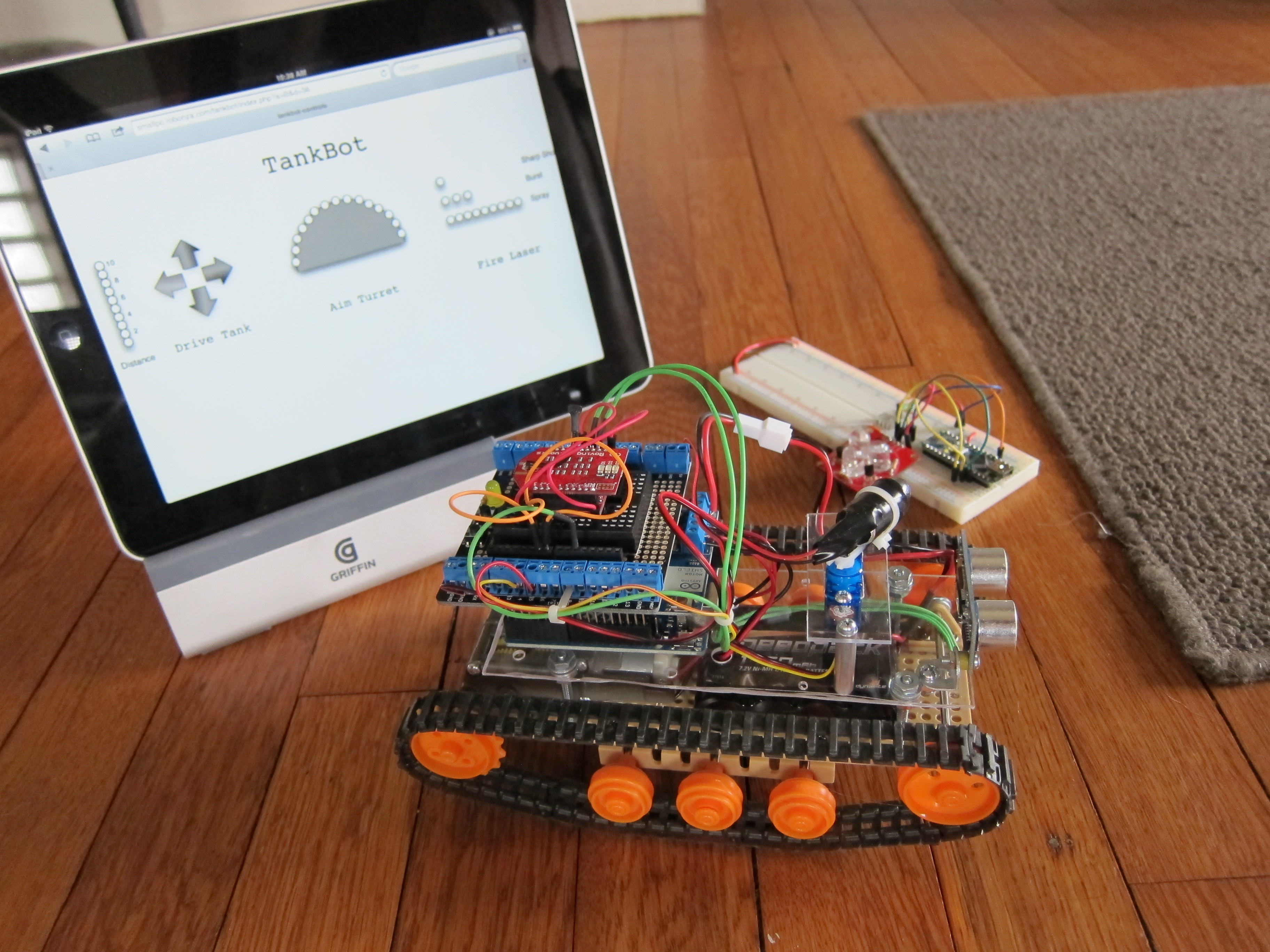 Tankbot - Internet Controlled Tank Robot