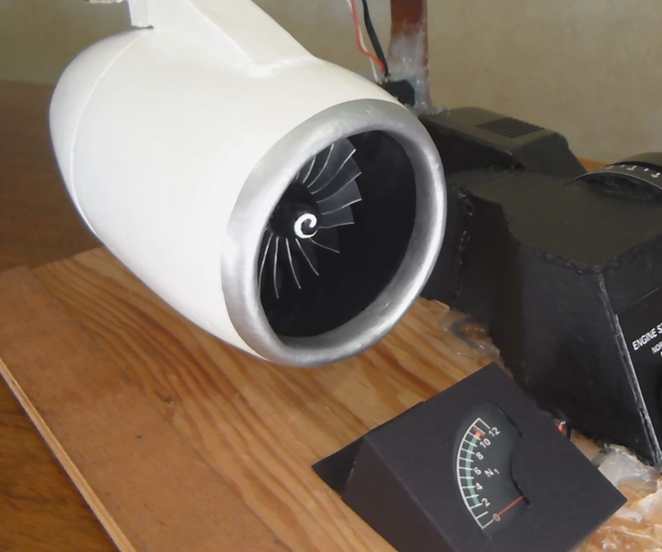 Electric Working Jet Engine Model