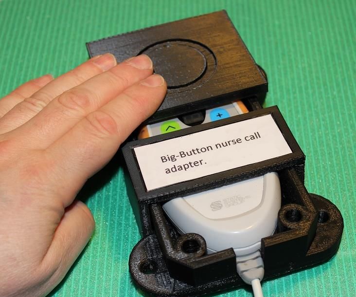 Giant hospital nurse call button 3D printed