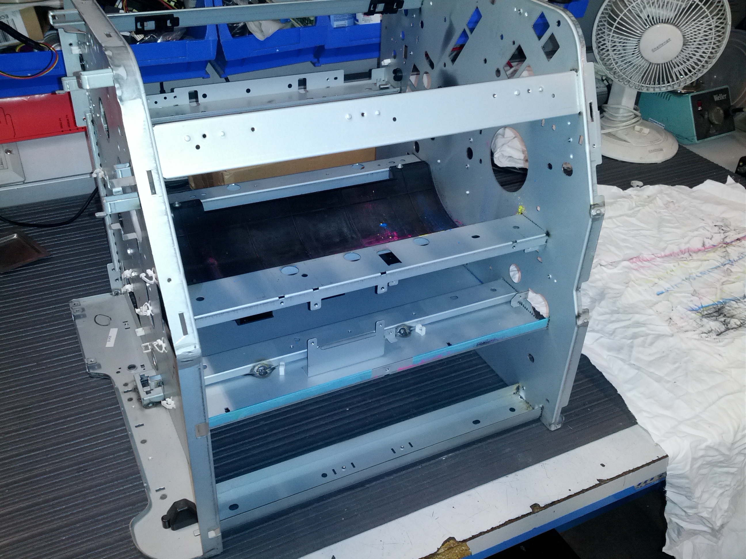 Harvesting Parts From a Laser Printer