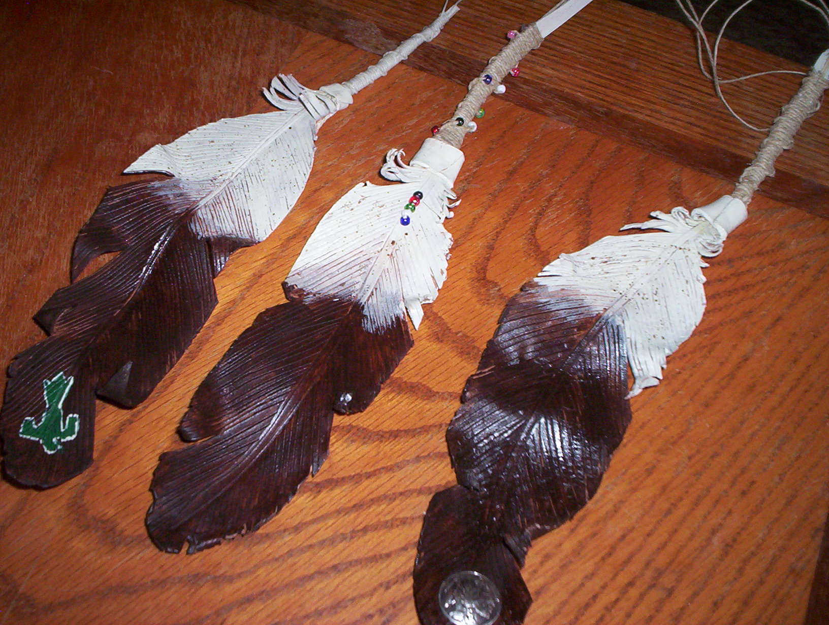 Leather "Eagle" Feather