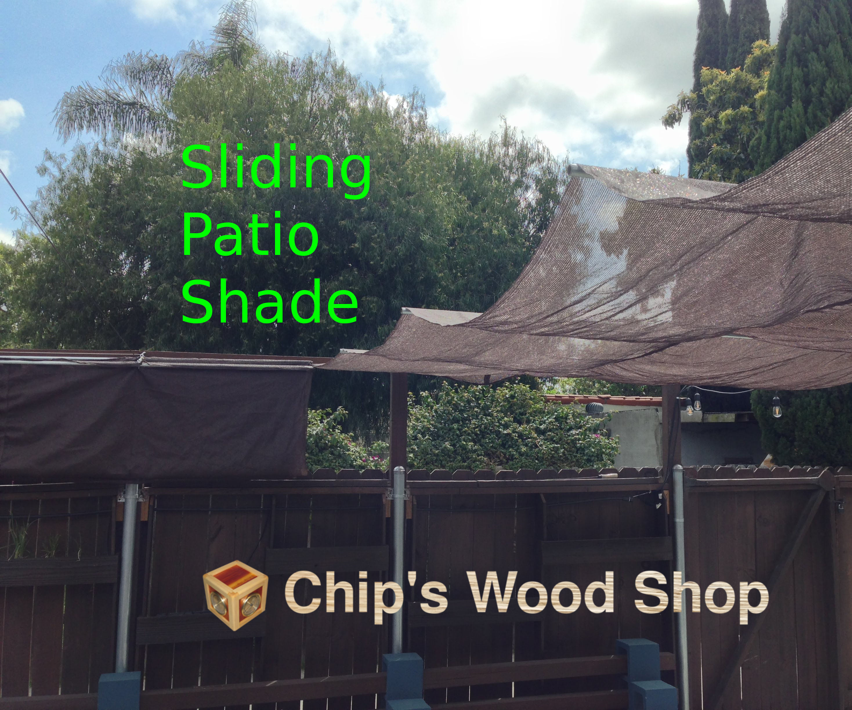 Sliding Patio Shade