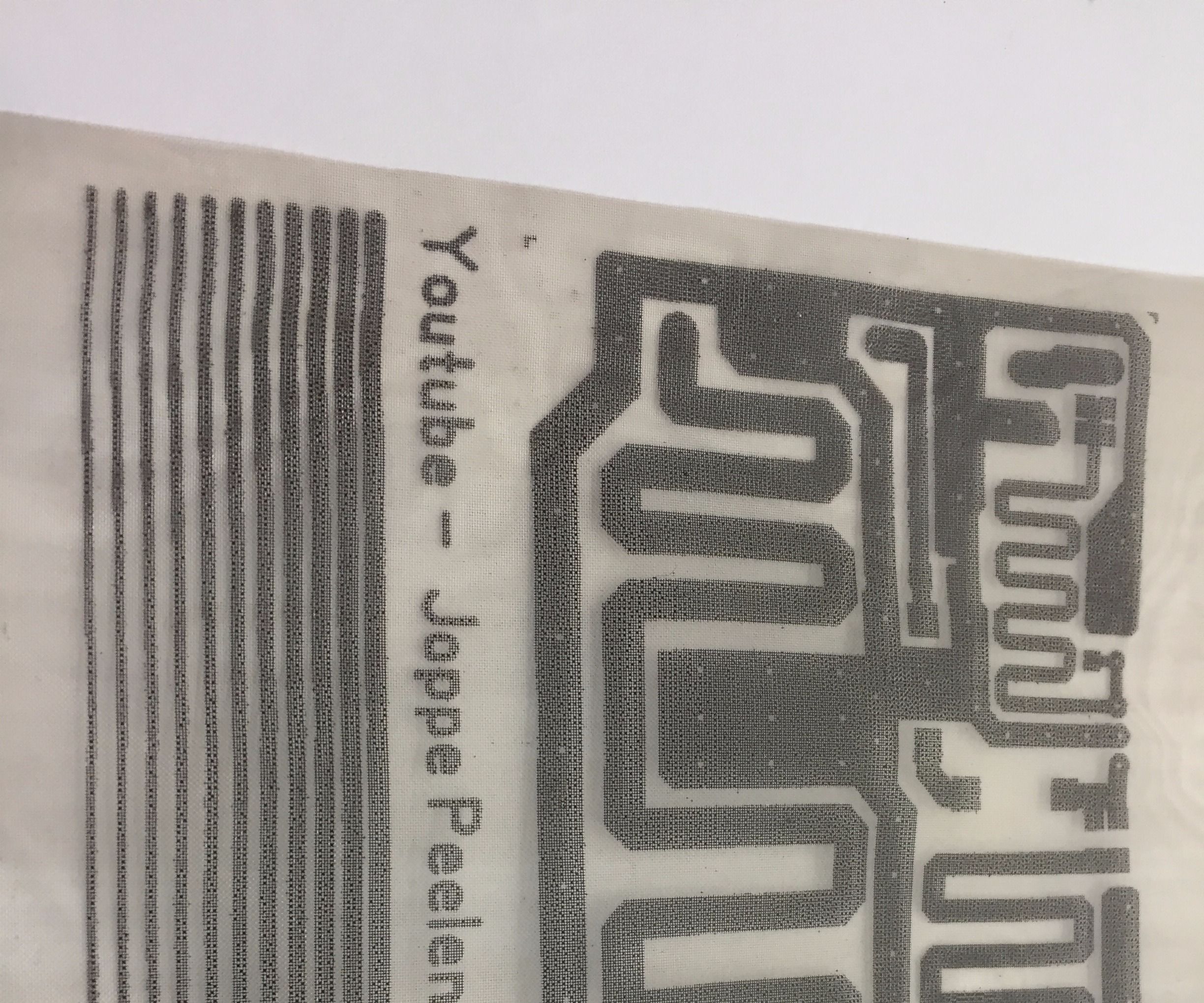 HOW TO Print/Etch Conducting Fabric Circuits 