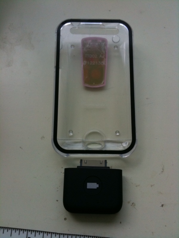 Widen clear iPhone case to accept accessory