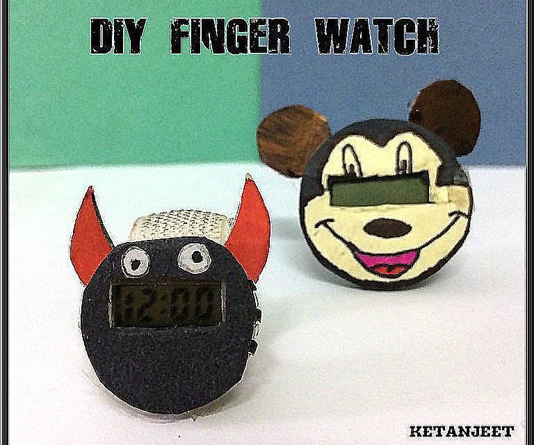 ||DIY FINGER WATCH||