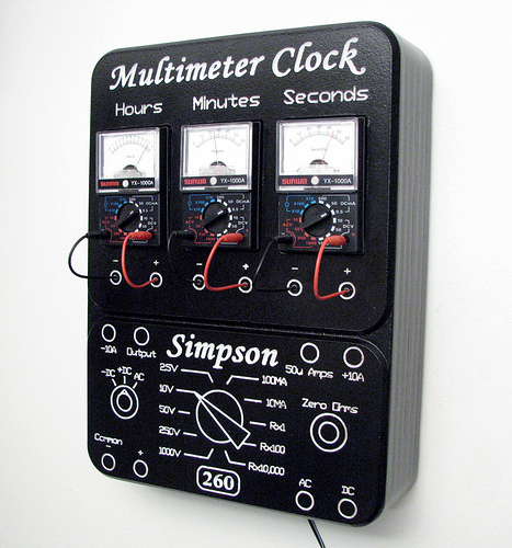 Multimeter Clock