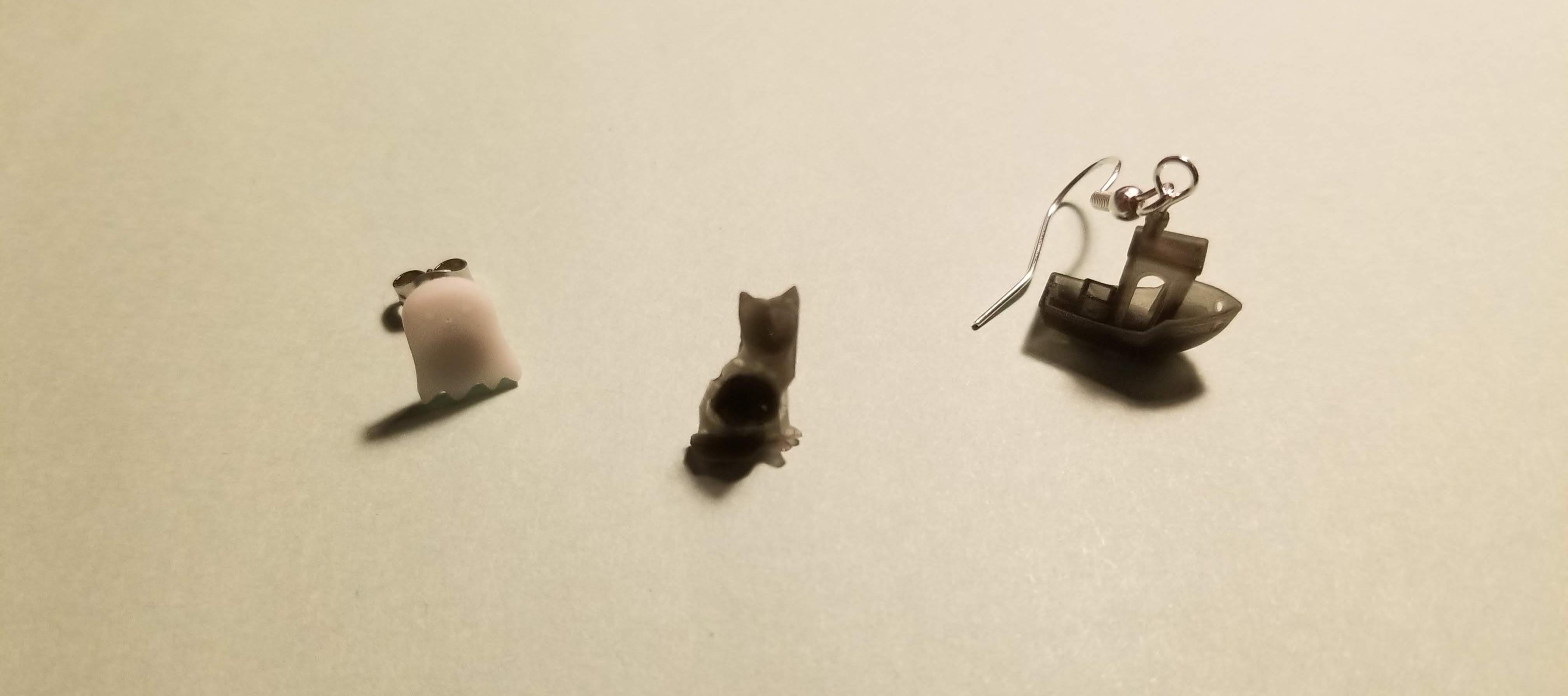 Resin Printing Earrings