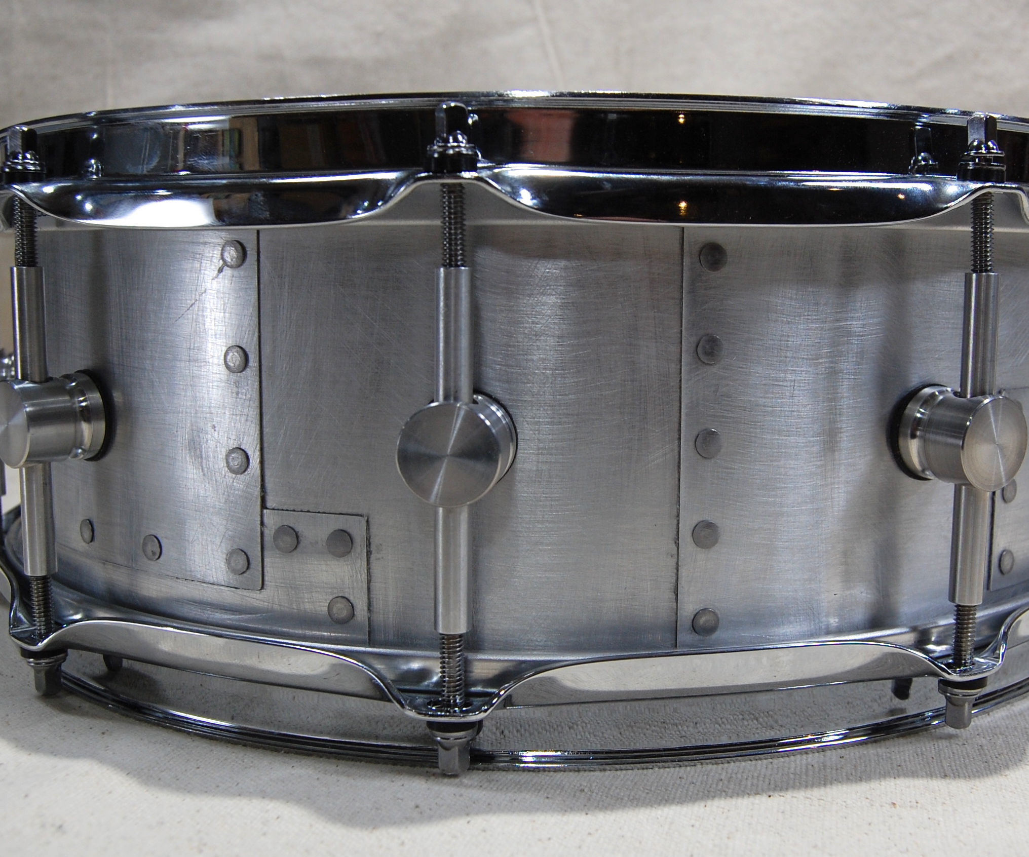 Layered Sheet Metal Snare Drum