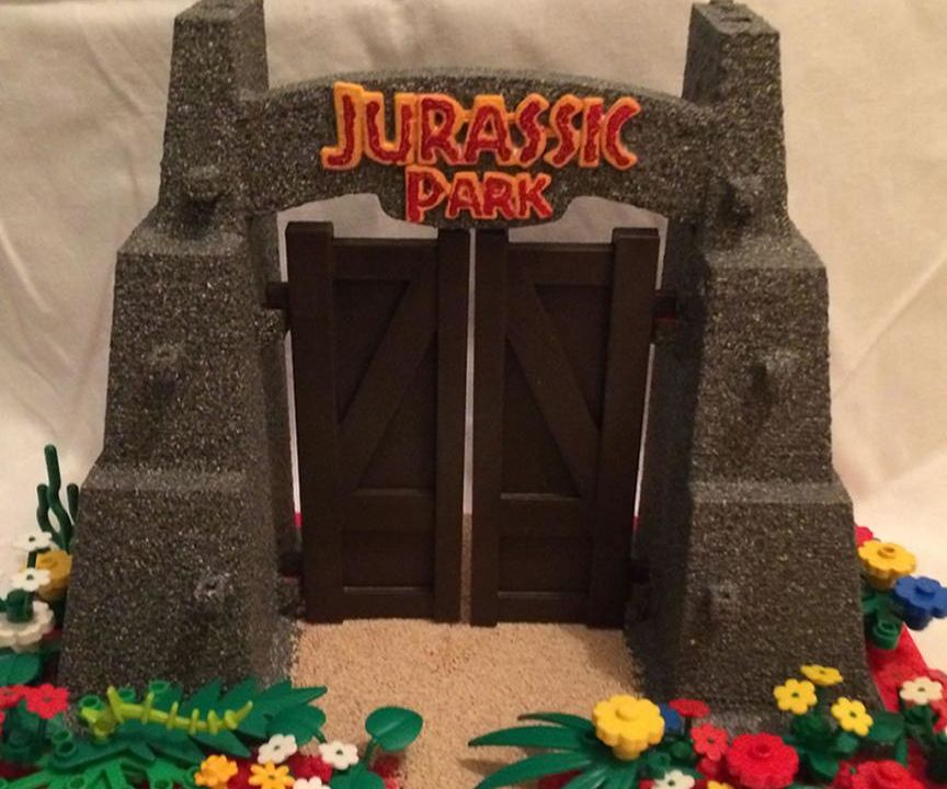 3d Printed Jurassic Park Gates