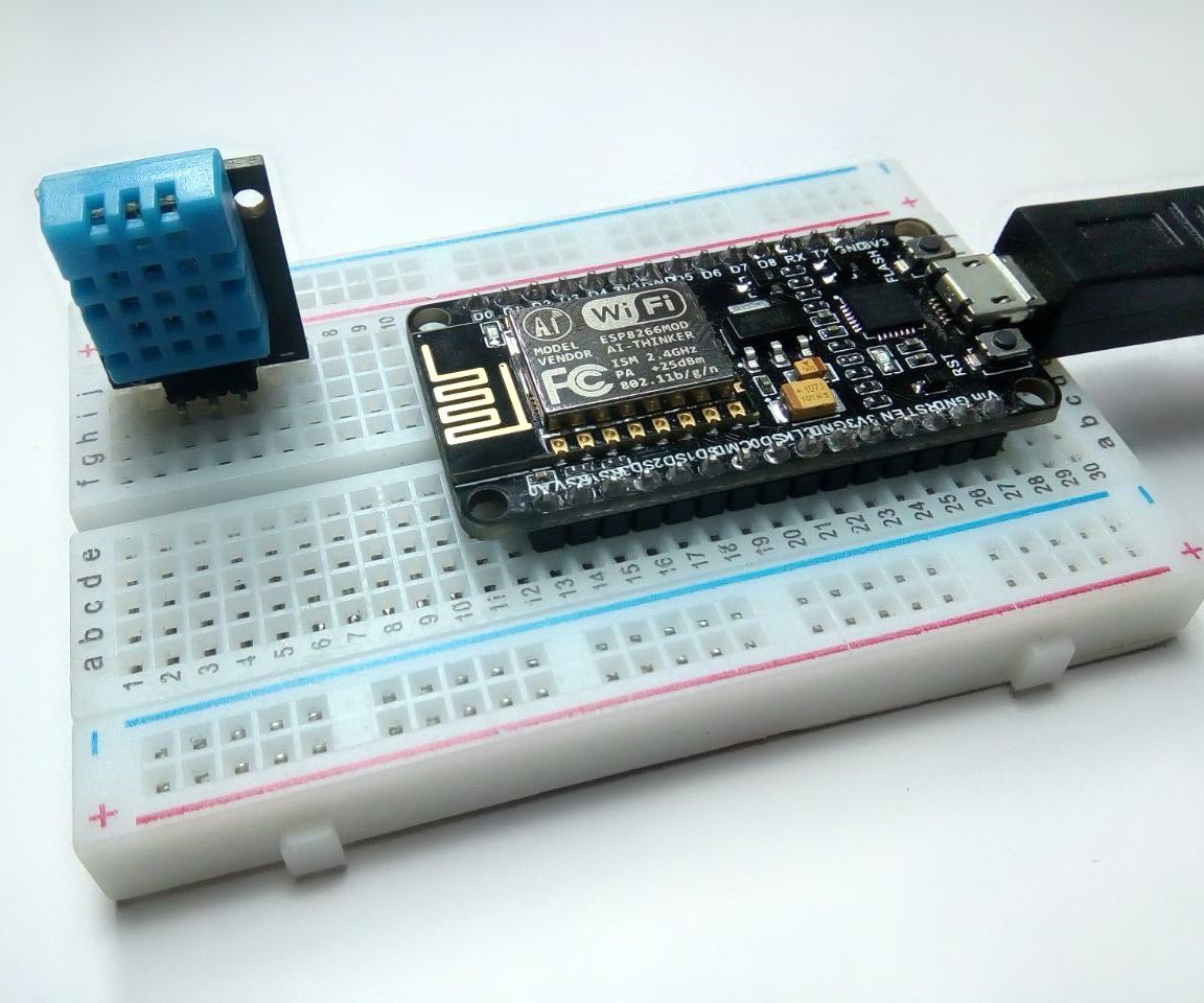 Interface DHT11 (Humidity Sensor) Using NodeMCU