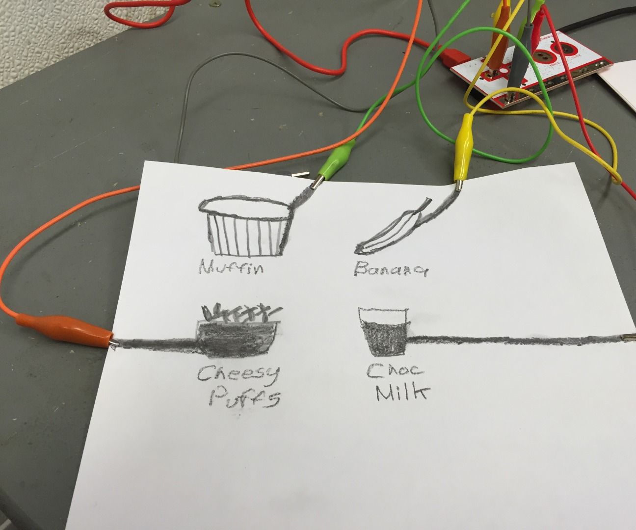 Order by Touch Menu With Makey Makey