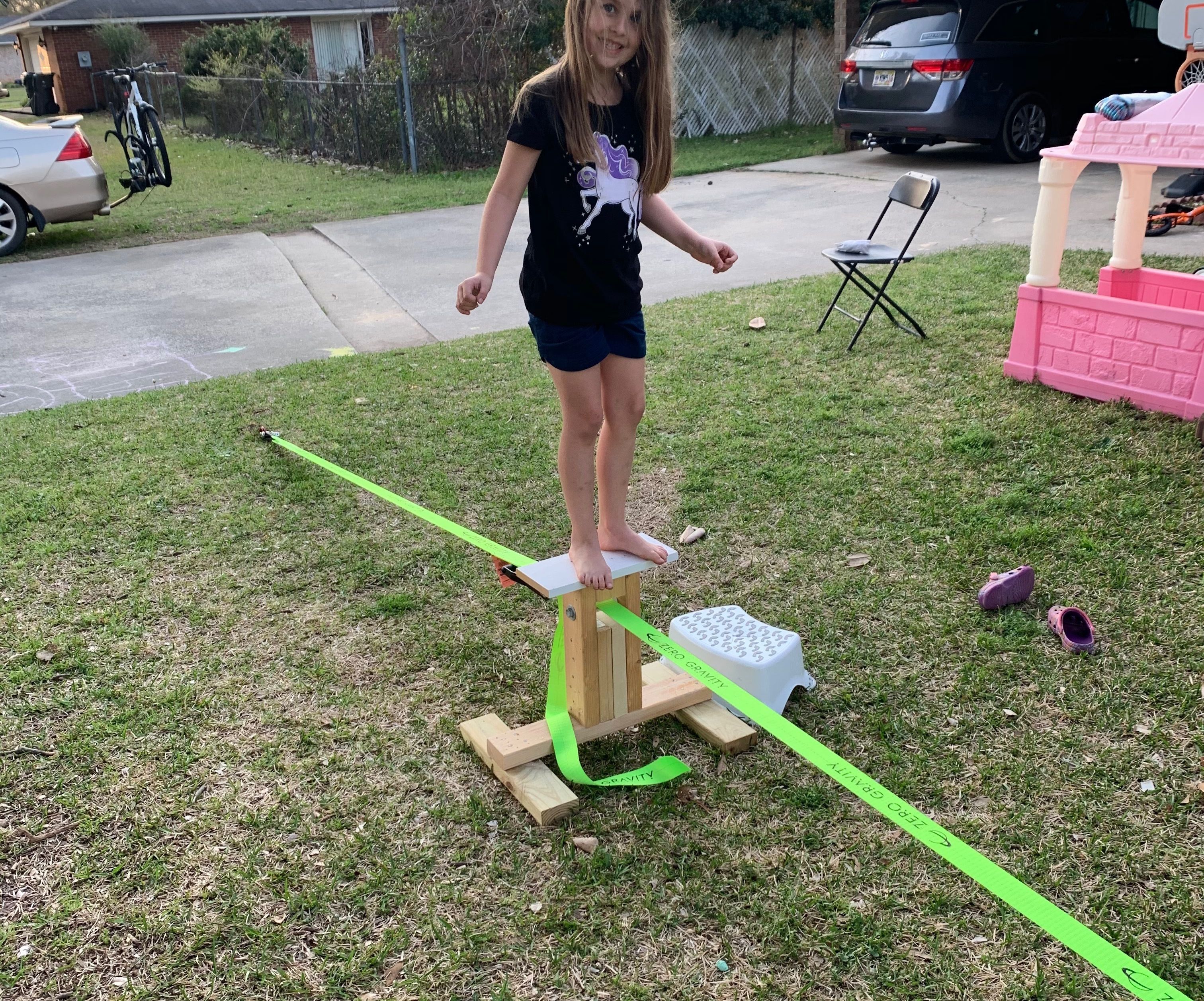 Slackline Without Trees for Kids