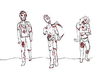 Drawing a Zombie