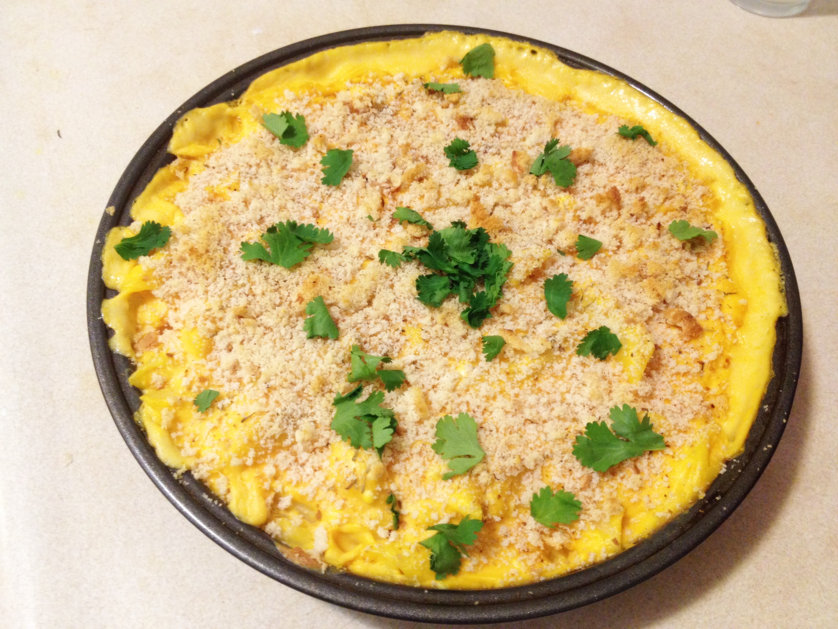 Pumpkin Penne Pasta Pie