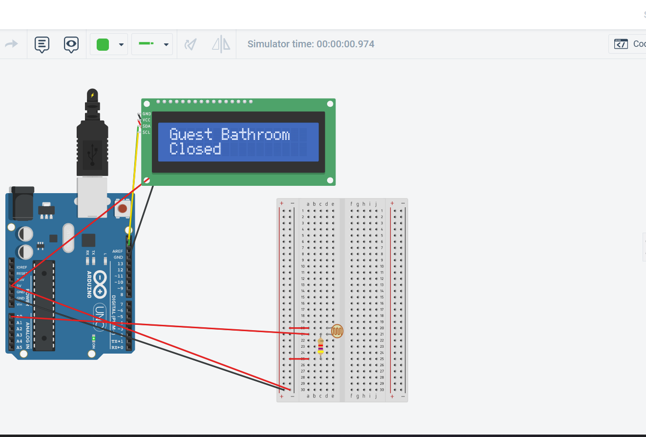 Arduino LCD Photoresistor