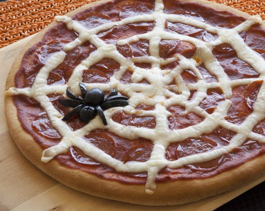 Spider Web Pepperoni Pizza
