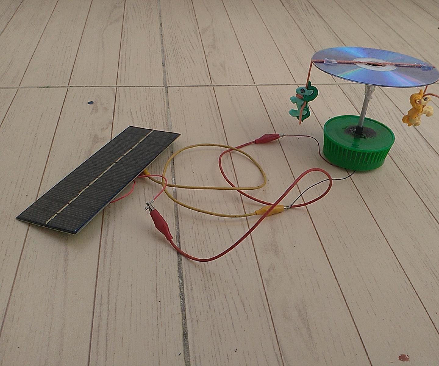 How I Made a Simple Solar Carousel for My Kids - Solar Merry Go Round Toy