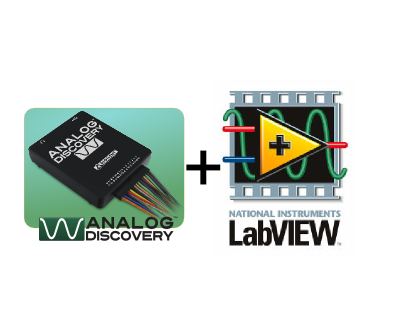 Analog Discovery™ USB Oscilloscope + LabVIEW 