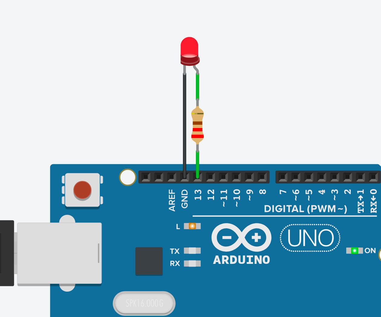 Blink an LED With Digital Output