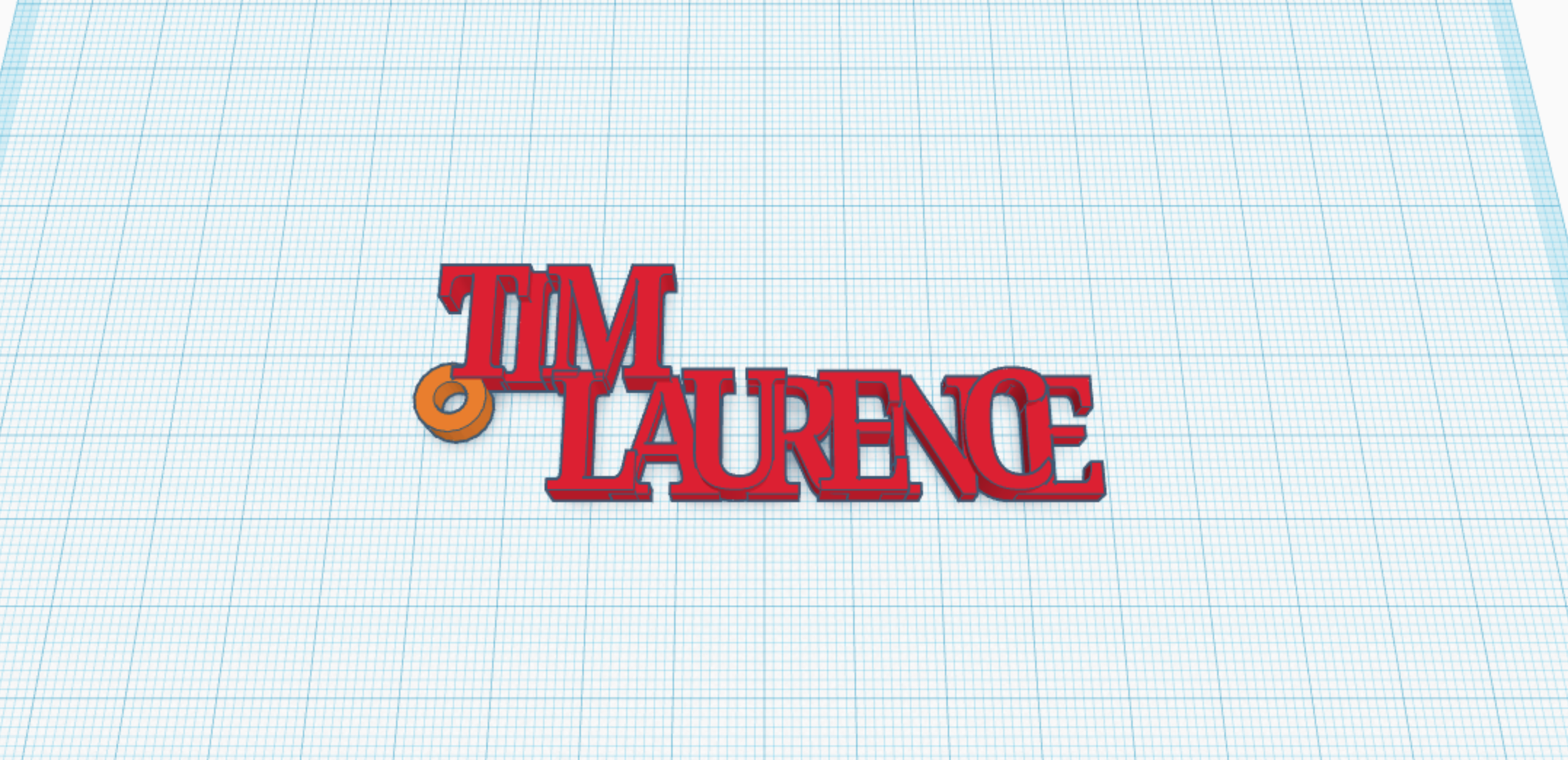 3D Print Keychain Name 
