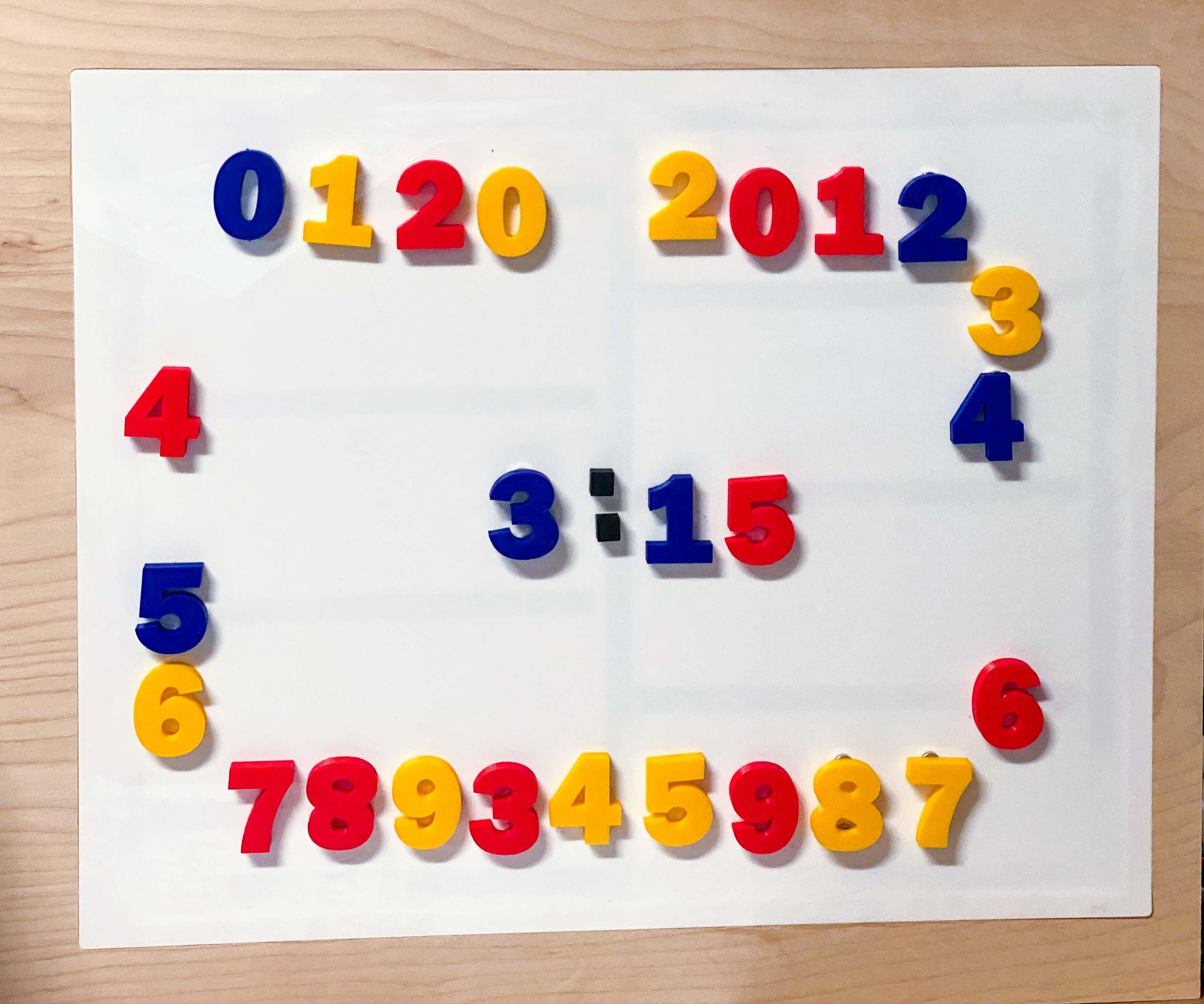 Refrigerator Magnet Clock