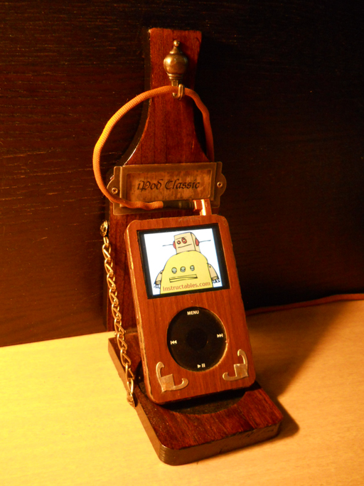 Steampunk iPod Classic Stand