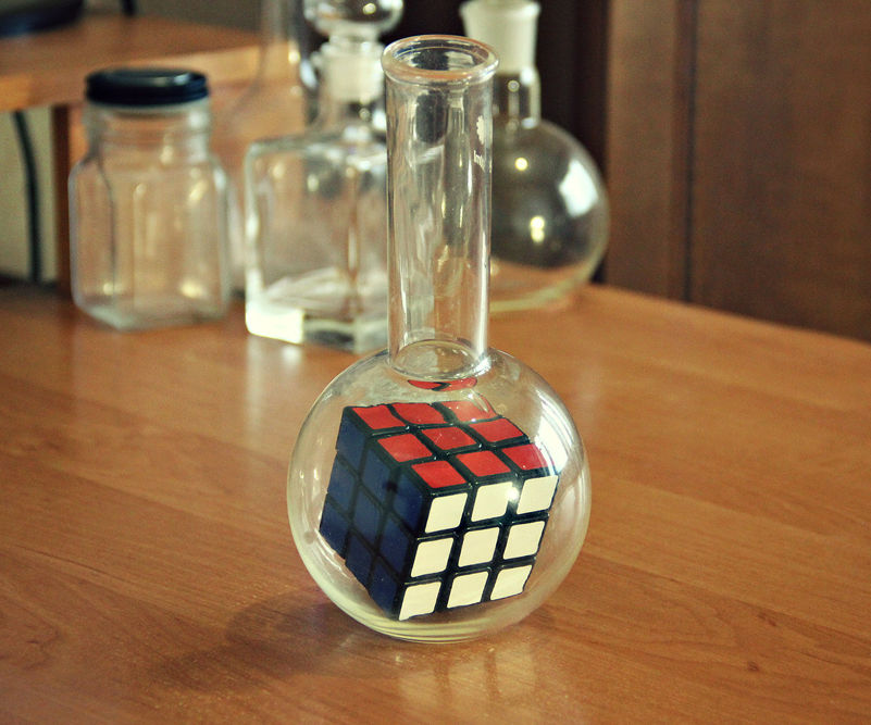 Rubik's Cube in a Flask