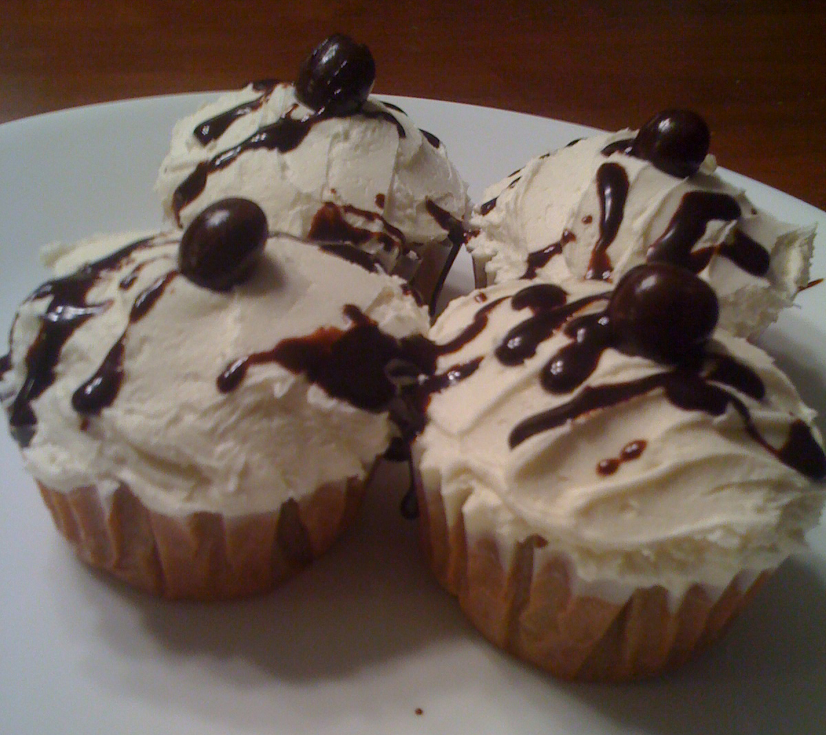 Chocolate Espresso Amaretto Cupcakes