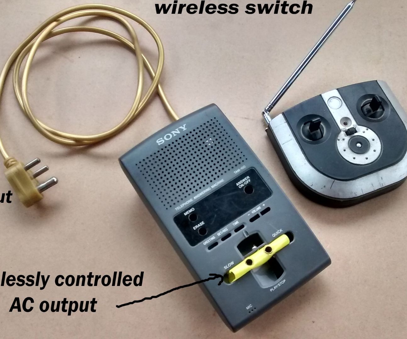 DIY wireless rc switch
