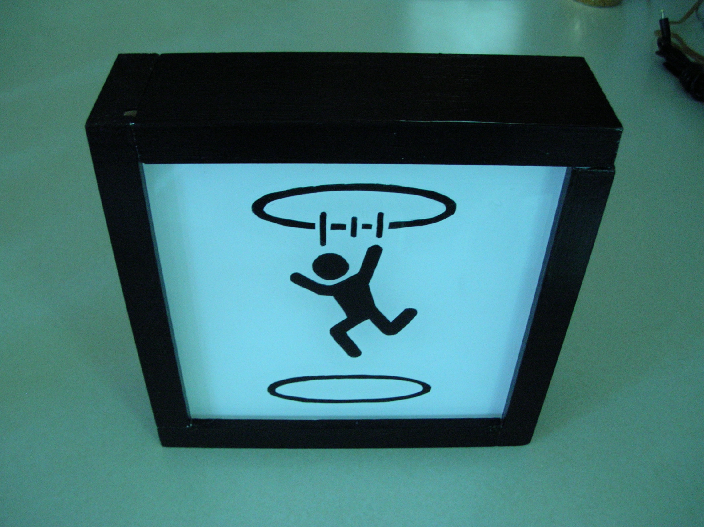 Lighted Portal Warning Symbol