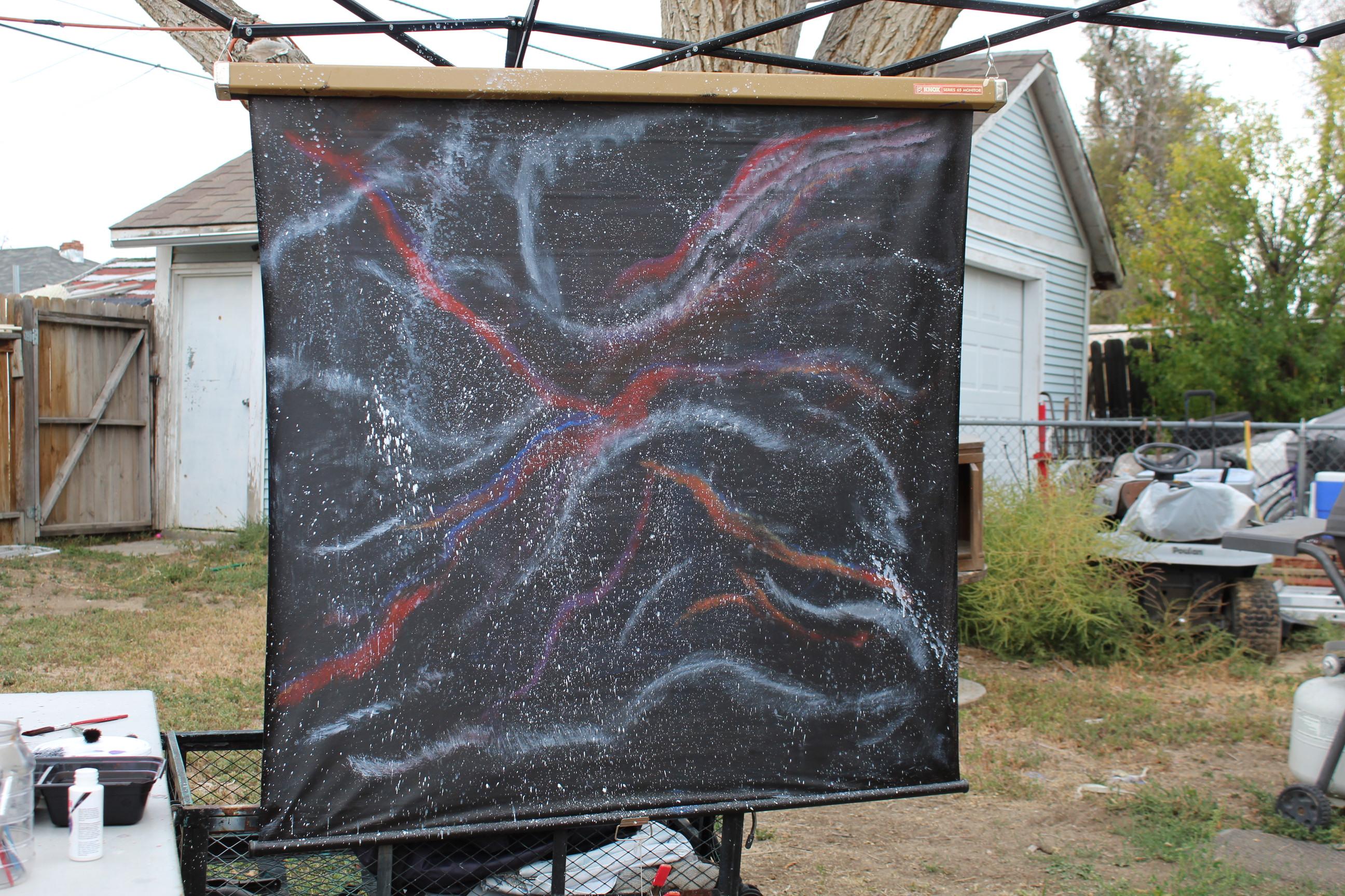 Space Background Painting for Portraits