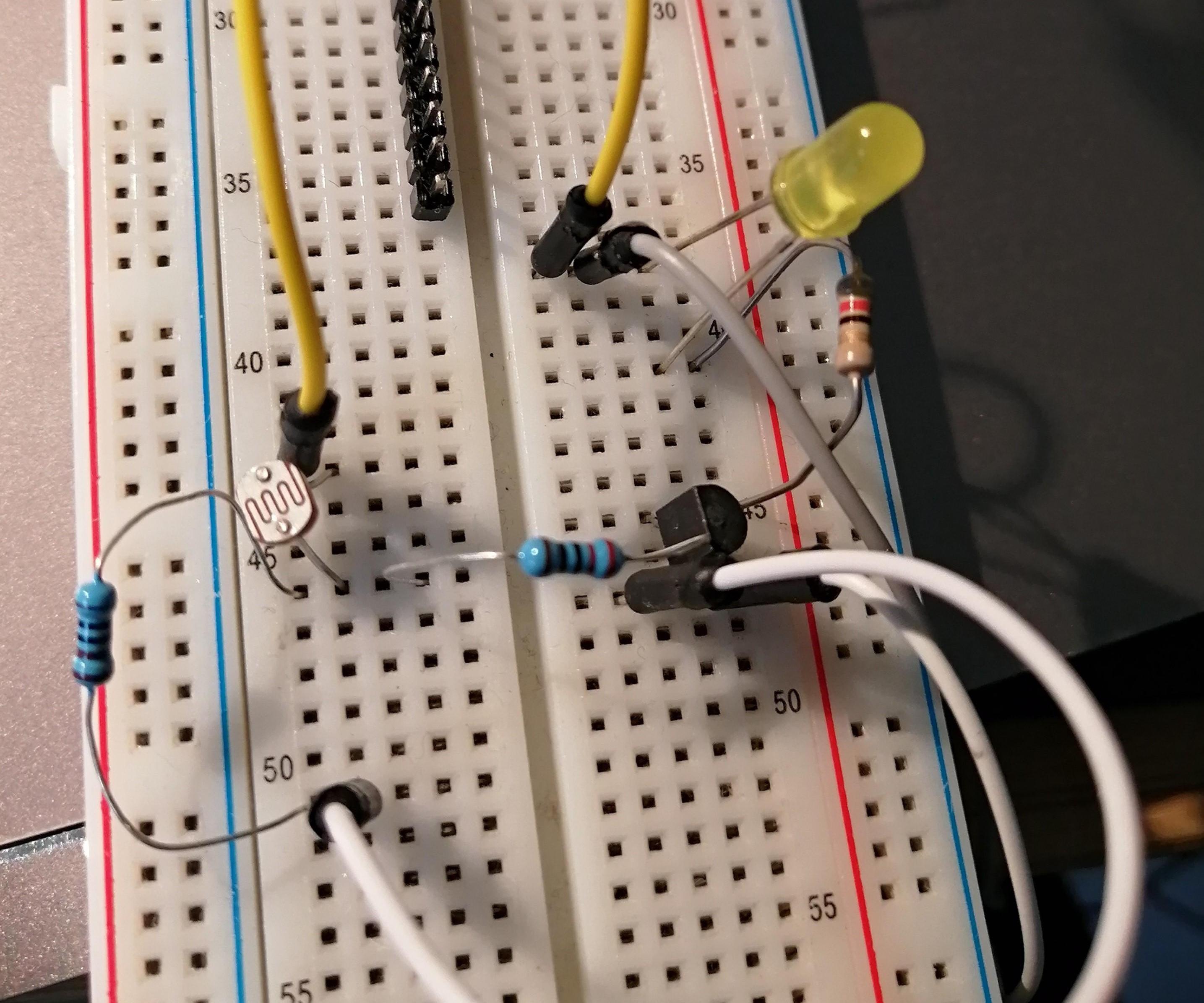 Light in the Dark LED Switching Circuit