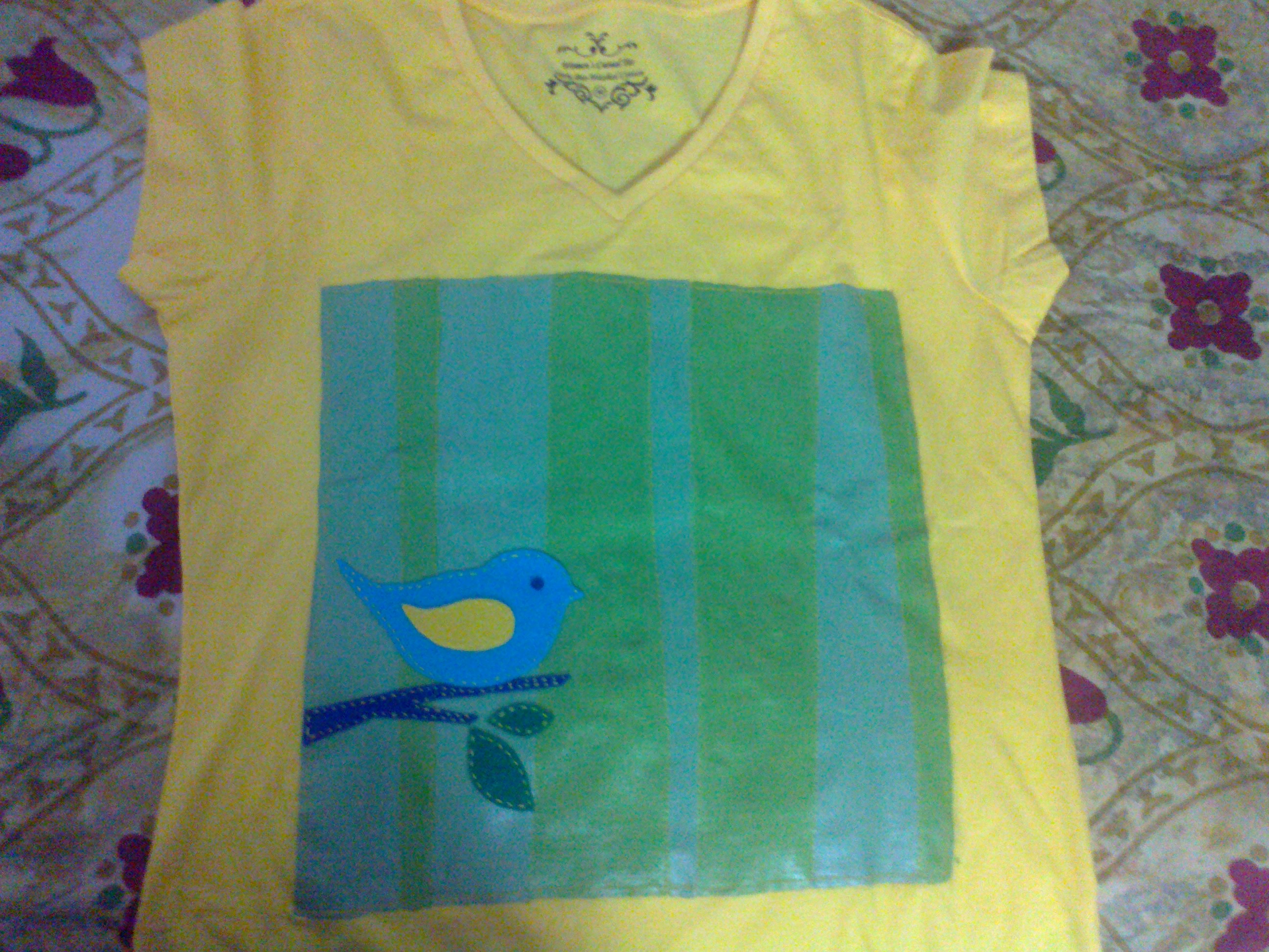 Felt Fabric t shirt