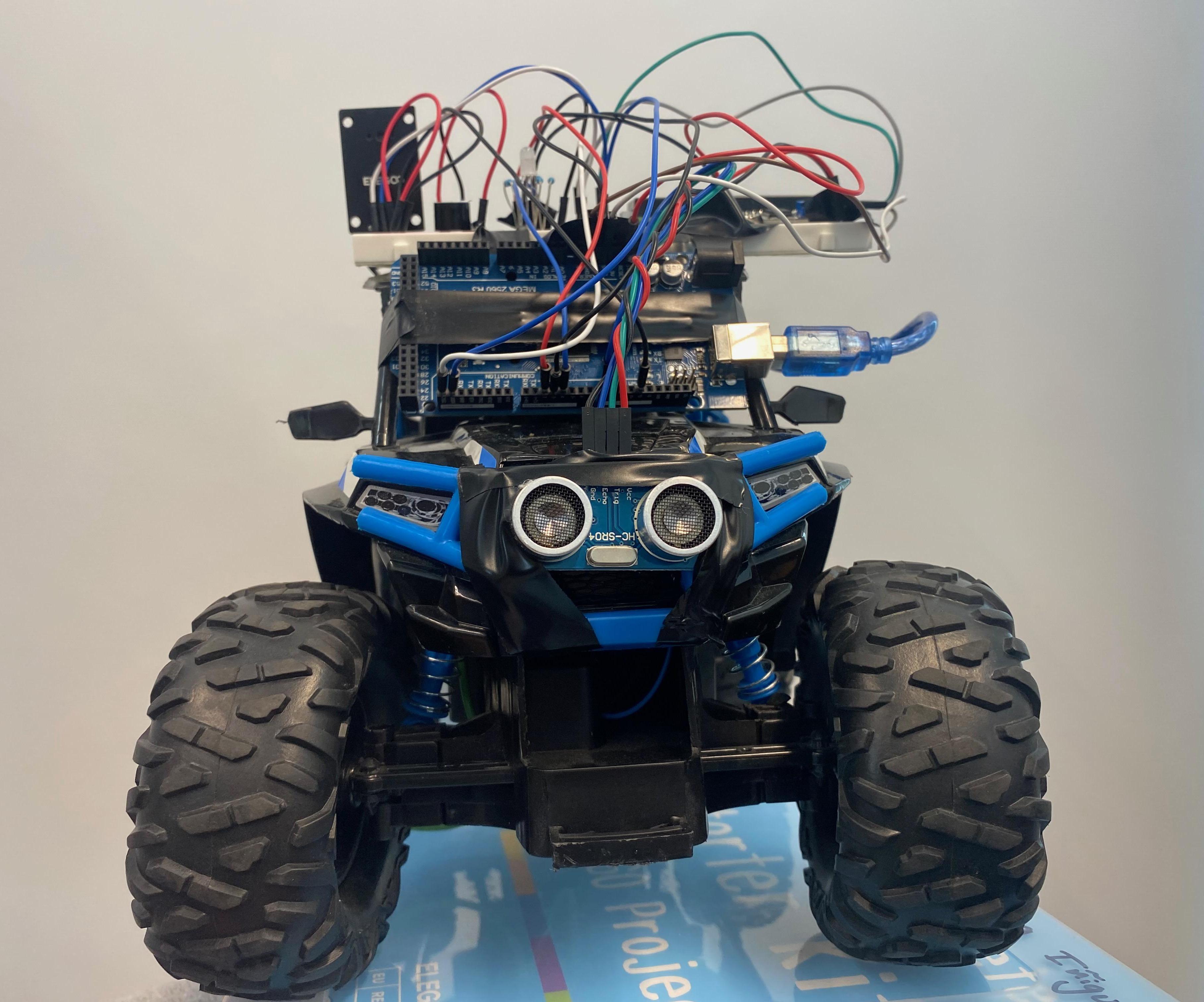Arduino Proximity Sensor Attachment for RC Car